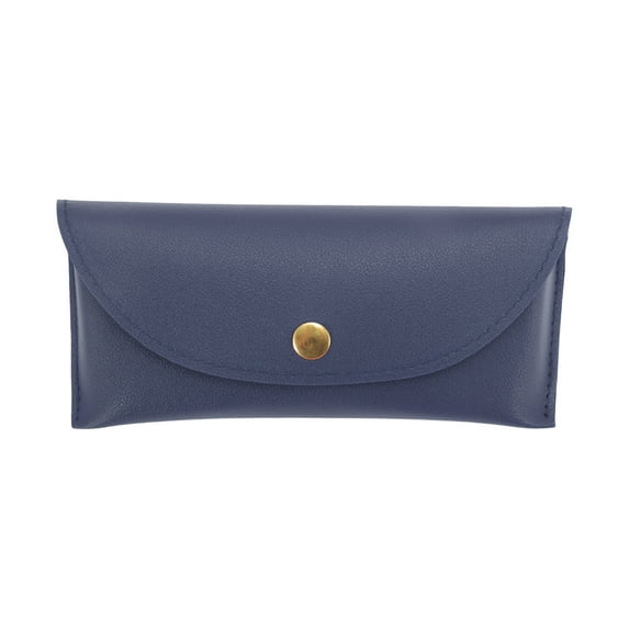 Unique Bargains 1 Pc Eyeglass Case Lightweight Eyeglasses Storage Deep Blue