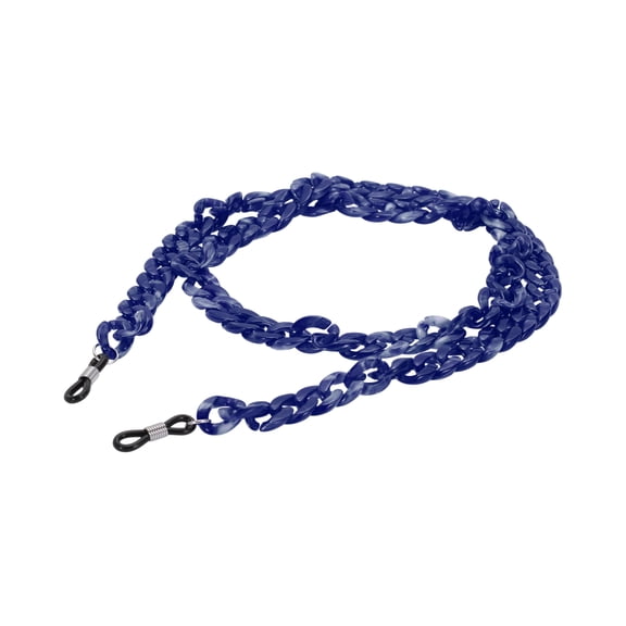 Unique Bargains 1 Pc Eyeglass Chain Glasses Chain Dopamine Color Pattern 70cm L Dark Blue
