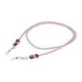 thumbnail image 1 of Unique Bargains 1 Pc Eyeglass Chain Glasses Chain Imitation Pearl Shell Pattern 75cm L Light Purple, 1 of 5