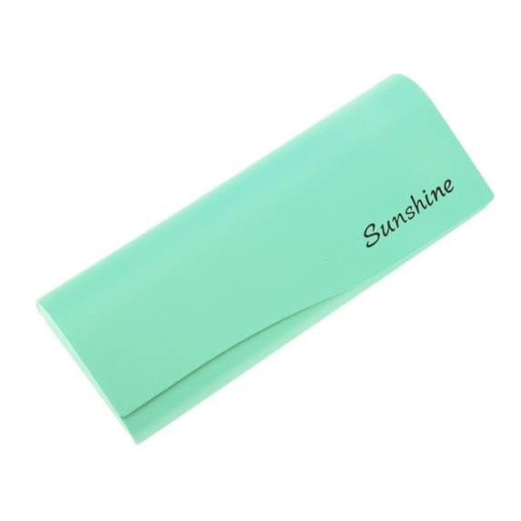 Unique Bargains 1 Pc Eyeglasses Case Portable Eyeglasses Storage 6.3"x2.36"x1.3" Light Blue