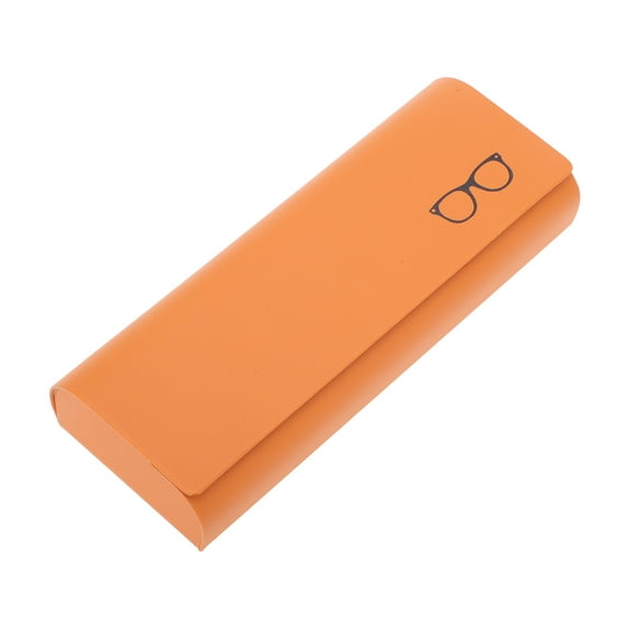 Unique Bargains 1 Pc Eyeglasses Case Protective Eyeglasses Storage 6.1"x2.36"x1.18" Orange
