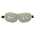 thumbnail image 1 of Unique Bargains 1 Pc Eyelash Pattern 3D Eye Mask for Rest for Travel Polyester Sponge Gray, 1 of 4