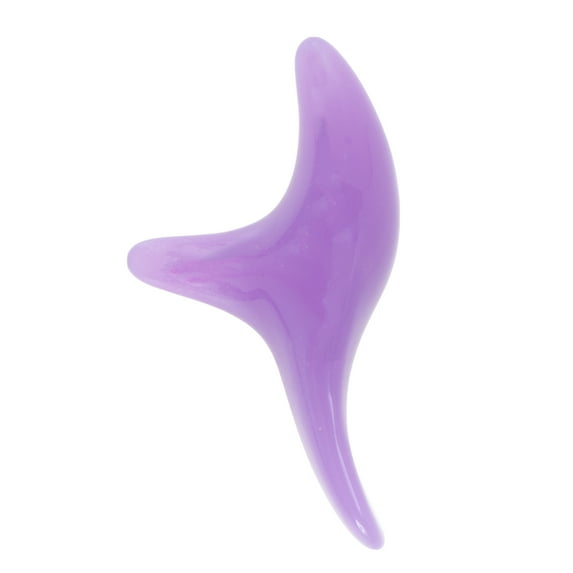 Unique Bargains 1 Pc Facial Muscle Stick Triangular Shape Skincare and Massaging Tool Purple