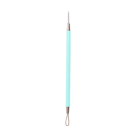 Unique Bargains 1 Pc Facial Pimple Extractor 4.52" Green