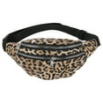 thumbnail image 1 of Unique Bargains 1 Pc Fanny Pack Leopard Pattern Waist Bag Coffee Color, 1 of 4