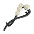 thumbnail image 1 of Unique Bargains 1 Pc Fashion 4 Beads Hair Clips for Home Black Beige, 1 of 5