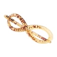 thumbnail image 1 of Unique Bargains 1 Pc Fashion 8-Shaped Hair Clips Hairdo Clip Light Brown, 1 of 5