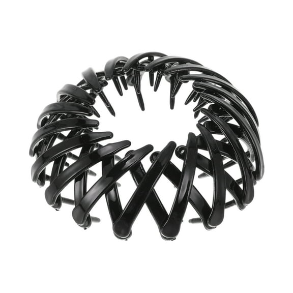 Unique Bargains Fashionable Bird's Nest Claw Clips  Hairdo Clip for Women 1 Pc Black