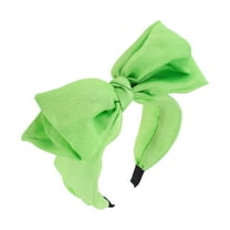 Unique Bargains 1 Pc Fashion Bow Headbands for Women Green