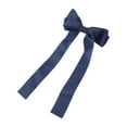 thumbnail image 1 of Unique Bargains 1 Pc Fashion Bow Ribbon French Barrette Hair Clips Hairdo Clip Navy Blue, 1 of 5