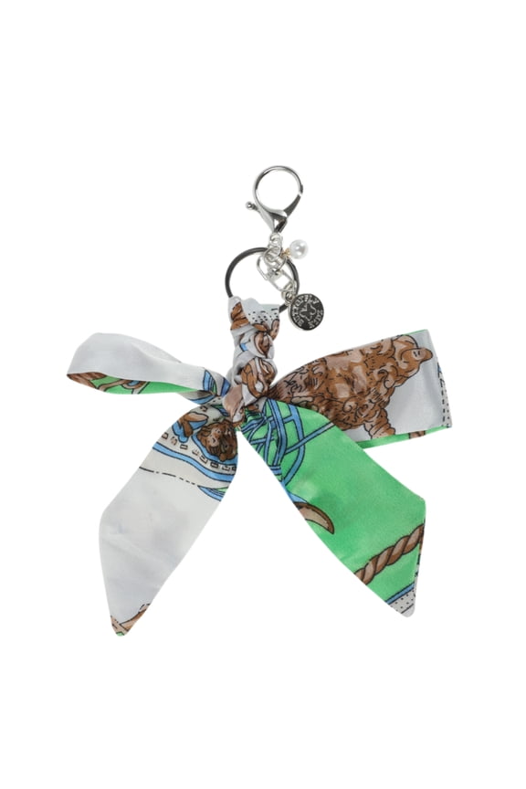 1 Pc Fashion Bow Scarf Bag Charm Bag Accessories Beige