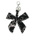 thumbnail image 1 of Unique Bargains 1 Pc Fashion Bow-knot Scarf Handbag Charm Bag Accessories Black, 1 of 5