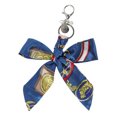 thumbnail image 1 of Unique Bargains 1 Pc Fashion Bow-knot Scarf Handbag Charm Bag Accessories Blue, 1 of 5