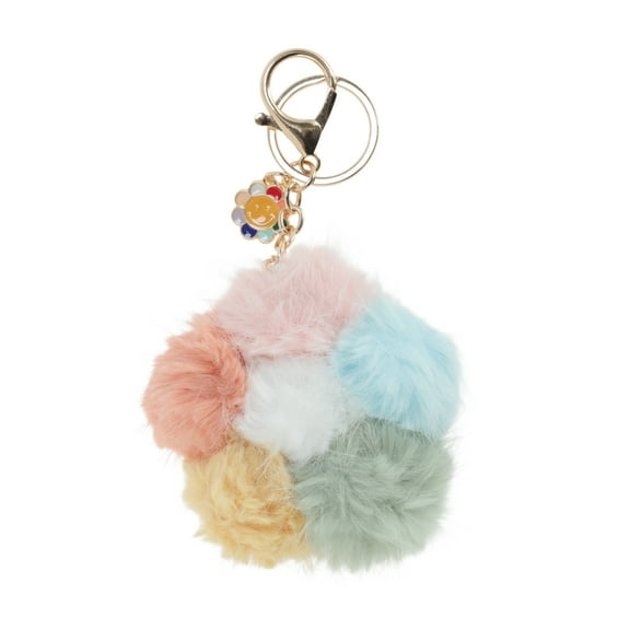 Unique Bargains 1 Pc Fashion Cherry Blossoms Handbag Charm Bag Accessories Multicolor