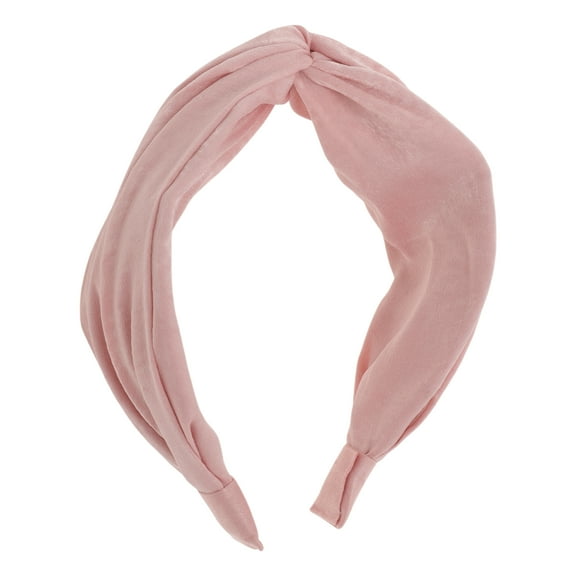 Unique Bargains 1 Pc Fashion Cross Wide Headbands for Women Pink