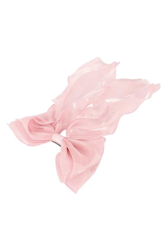 1 Pc Fashion Cute Bow Hair Pins Hairdo Pins for Women 10.24"x6.69"x0.79" Pink