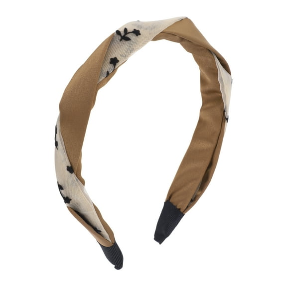 Unique Bargains 1 Pc Fashion Ditsy Floral Headbands for Women Black