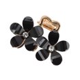 thumbnail image 1 of Unique Bargains 1 Pc Fashion Double Flower Hair Clips Hairdo Clip Grey, 1 of 5