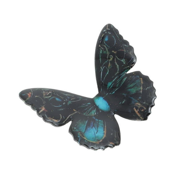Unique Bargains 1 Pc Fashion Duckbill Butterfly Hair Clips Hairdo Clip for Home Black
