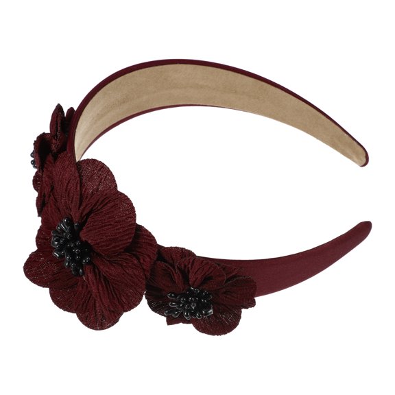 Unique Bargains 1 Pc Fashion Elegant Knotted Headband for Women for Girls 5.91"x1.57" Red