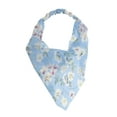thumbnail image 1 of Unique Bargains 1 Pc Fashion Flower Headwrap for Women Blue, 1 of 6