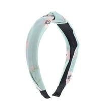 Unique Bargains 1 Pc Fashion Flower Pattern Headbands for Women Blue