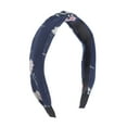 thumbnail image 1 of Unique Bargains 1 Pc Fashion Flower Pattern Headbands for Women Navy Blue, 1 of 6