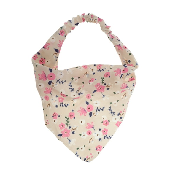 Unique Bargains 1 Pc Fashion Flowers Headwrap for Women Khaki