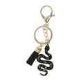 thumbnail image 1 of Unique Bargains 1 Pc Fashion Glitters Snake Tassel Handbag Charm Bag Accessories Black, 1 of 5
