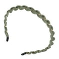 thumbnail image 1 of Unique Bargains 1 Pc Fashion Grace Mesh Fine Twist Headband for Girls for Women 4.92" ID Green, 1 of 4