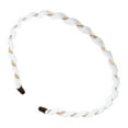 thumbnail image 1 of Unique Bargains 1 Pc Fashion Grace Mesh Fine Twist Headband for Girls for Women 4.92" ID White, 1 of 4