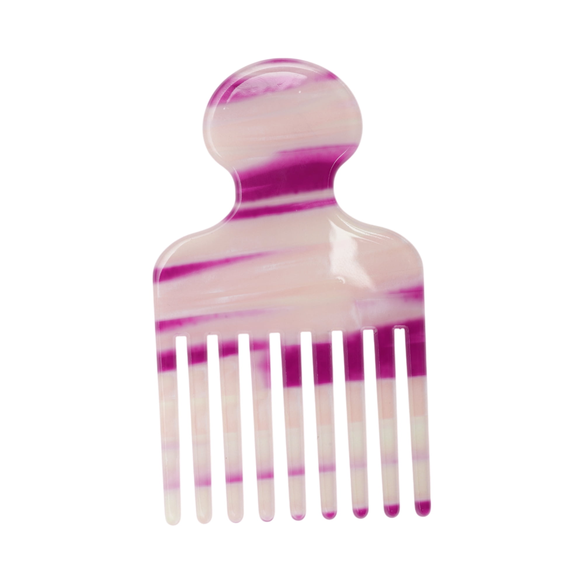Unique Bargains 1 Pc Fashion Hair Insert Comb for All Hair Types Styles Colorful Purple