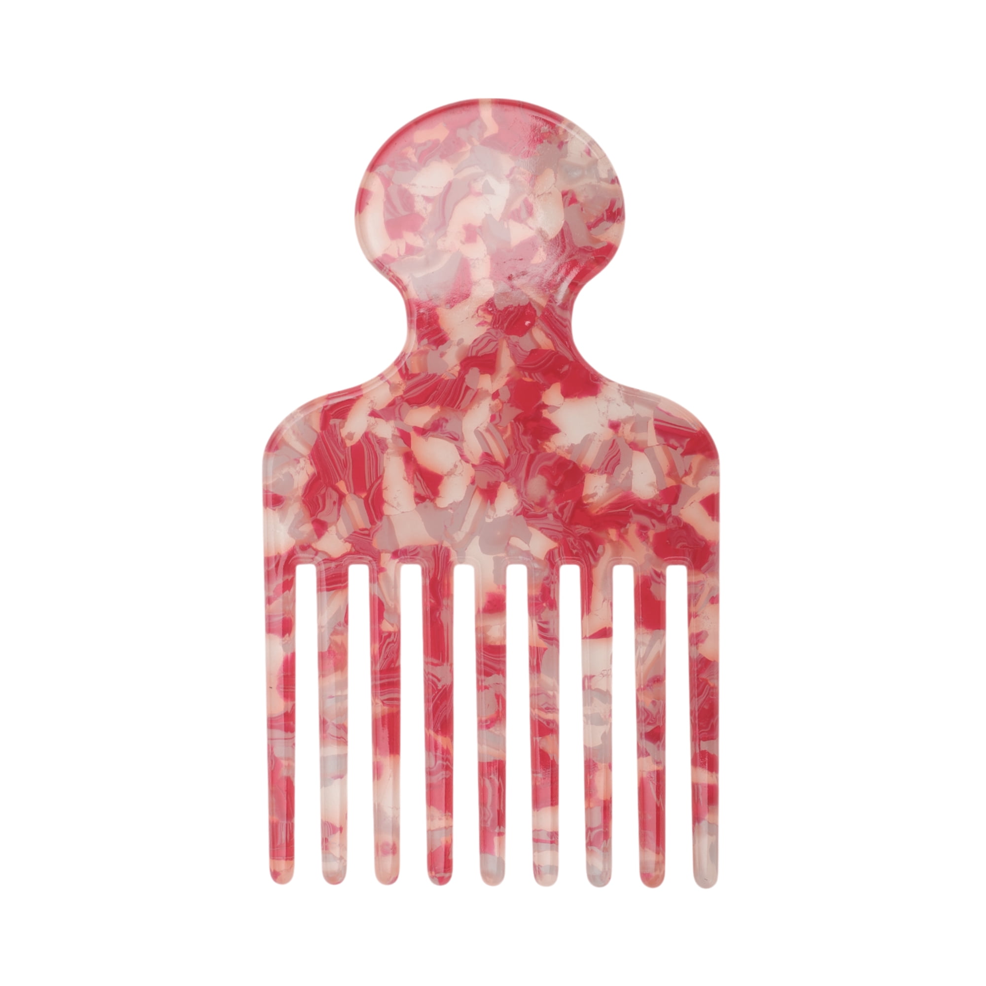Unique Bargains 1 Pc Fashion Hair Insert Comb for All Hair Types Styles Red