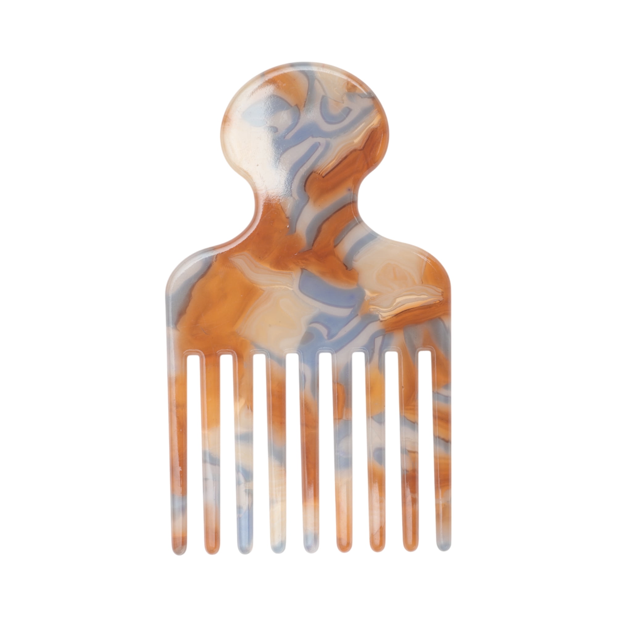 Unique Bargains 1 Pc Fashion Hair Insert Comb for All Hair Types Styles Yellow, Blue
