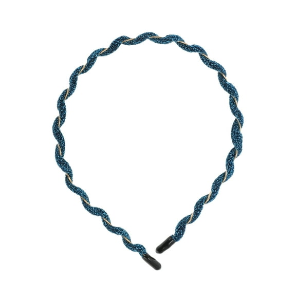 Unique Bargains 1 Pc Fashion Headbands for Women Peacock Blue