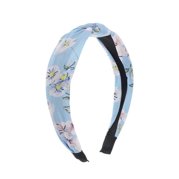 Unique Bargains 1 Pc Fashion Headbands for Women Phalaenopsis Blue