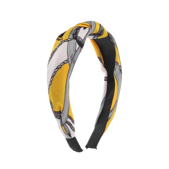 Unique Bargains 1 Pc Fashion Headbands for Women Yellow