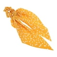 thumbnail image 1 of Unique Bargains 1 Pc Fashion Heart Pattern Hair Scrunchies Hair Ties Yellow, 1 of 5
