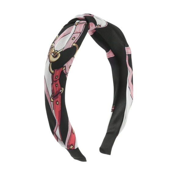 Unique Bargains 1 Pc Fashion Knotted Headbands for Women Black