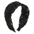 thumbnail image 1 of Unique Bargains 1 Pc Fashion Lace Wide Headbands for Women Black, 1 of 6