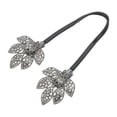 thumbnail image 1 of Unique Bargains 1 Pc Fashion Leaf Hair Clips for Home Black, 1 of 5
