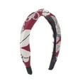 thumbnail image 1 of Unique Bargains 1 Pc Fashion Leaf Pattern Headbands for Women Red, 1 of 6