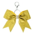 thumbnail image 1 of Unique Bargains 1 Pc Fashion Leather Bow Handbag Charm Bag Accessories Yellow, 1 of 5