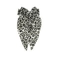 thumbnail image 1 of Unique Bargains 1 Pc Fashion Leopard Print Bow Ribbon Spring Hair Clips White Brown, 1 of 5
