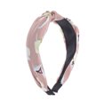 thumbnail image 1 of Unique Bargains 1 Pc Fashion Lily Pattern Headbands for Women Navy Pink, 1 of 6