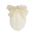 thumbnail image 1 of Unique Bargains 1 Pc Fashion Pearl Bow Hair Clips Hairdo Clip Apricot, 1 of 5