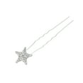 thumbnail image 1 of Unique Bargains 1 Pc Fashion Pentacle Hair Pins for Home Silver Tone, 1 of 5