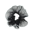 thumbnail image 1 of Unique Bargains 1 Pc Fashion Pleats Small Scrunchies Black White, 1 of 5