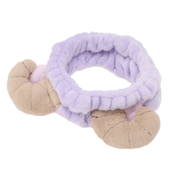 Unique Bargains 1 Pc Fashion Plush Wide Side Sheep Horns Headwrap for Women 9.06"x2.36" Purple