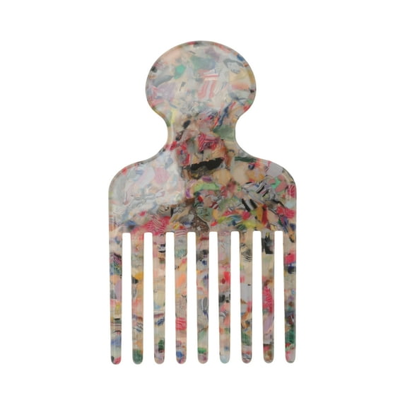 Unique Bargains 1 Pc Fashion Portable Hair Insert Comb Colorful Imitation Acetic Acid